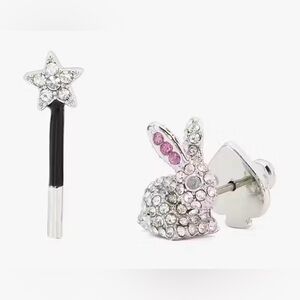 KATE SPADE Starring Bunny Asymmetrical Stud Earrings